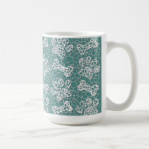 Mug Pâtes de chien et os Faux Lace Art Imprimer