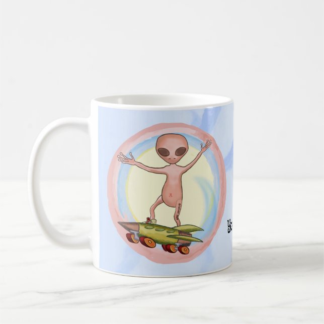 Mug Patinage Alien (Gauche)