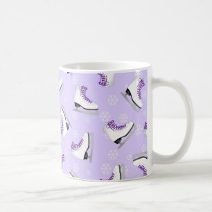 Mug Patinage artistique - patins de glace pourpres