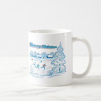 Mug Patinage de glace d'hiver