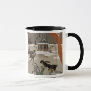 Mug Patinage de glace sur le lac congelé