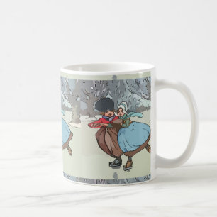 Mug Patinage pour enfants néerlandais Vintage