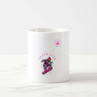 Mug Patinage Vie rose Sweat - shirt à capuche heureux 