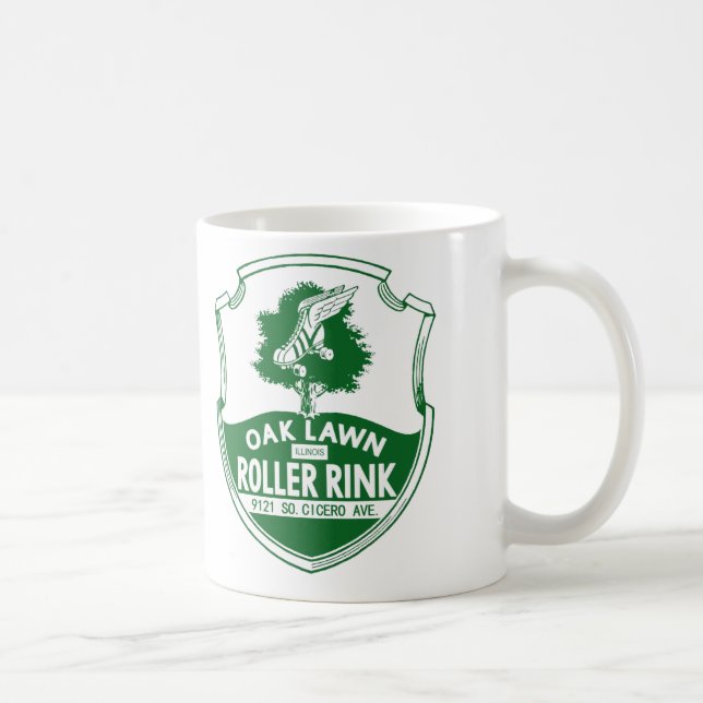 Mug patinoire de pelouse de chêne, pelouse de chêne, I (Droite)