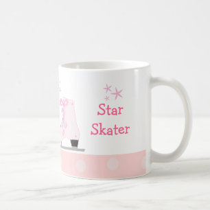 Mug Patins à Glace Roses - Patineur Étoile