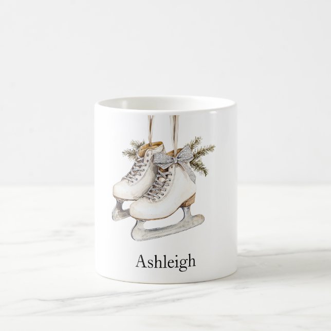 Mug Patins Glam en argent Noël (Centre)