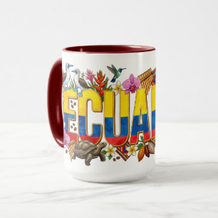 Mug Patrimoine de l'Équateur - Faune, Culture et Tradi