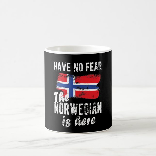 Mug Patrimoine norvégien Norvège Racines drapeau norvé (Centre)