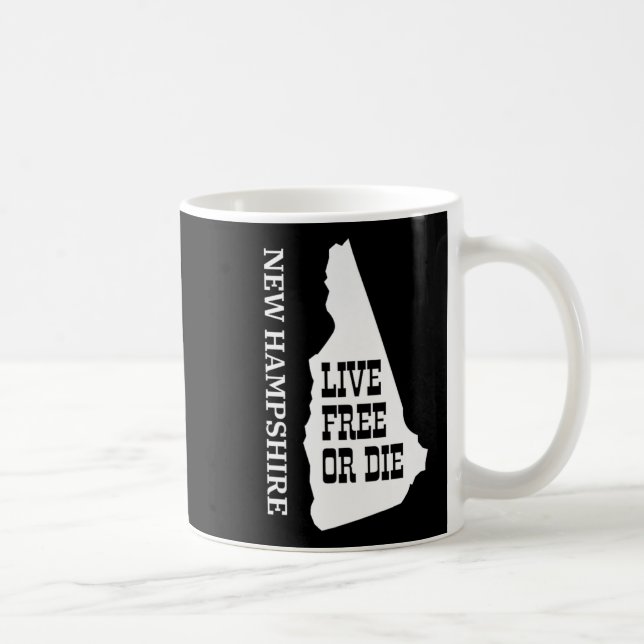 Mug Patriot Quote New Hampshire Motto Souvenir State P (Droite)