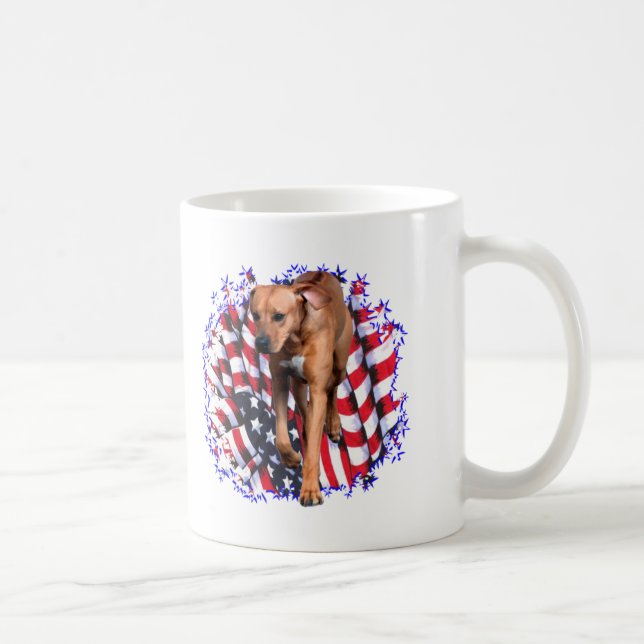 Mug Patriote de Rhodesian Ridgeback (Droite)