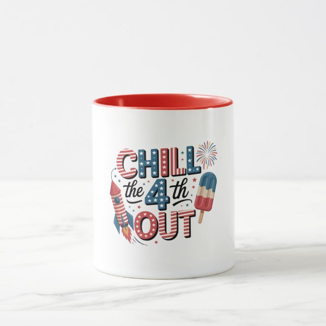 Mug-Patriotic 4th of July Coffee  Mug (Center)