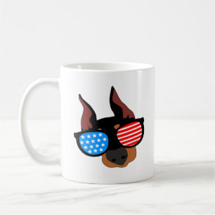 Mug Patriotique Doberman