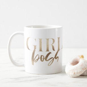 Mug Patron de fille Or jaune Moderne puissant