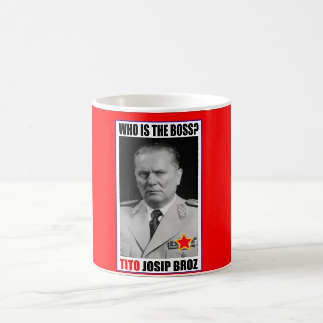 MUG PATRON DE JOSIP BROZ TITO DE MARÉCHAL (Centre)
