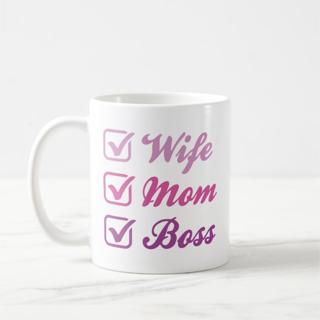 Mug Patron maman femme (Gauche)