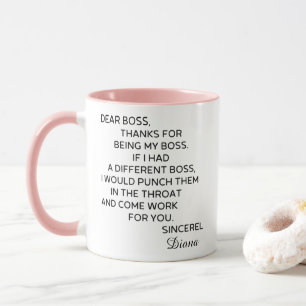 Mug Patron Personnalisé Drôle