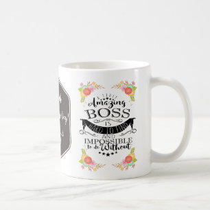 Mug patronne extraordinaire, meilleur patron