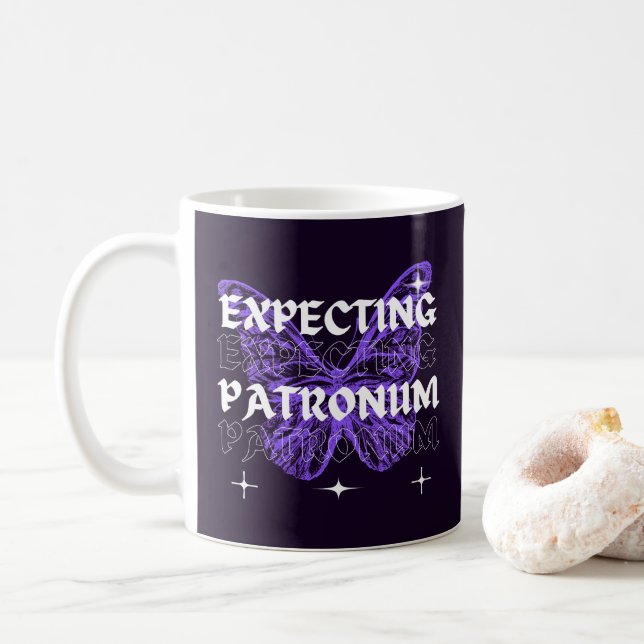 Mug Patronum Maternity papillon Maman Cadeau (Avec donut)