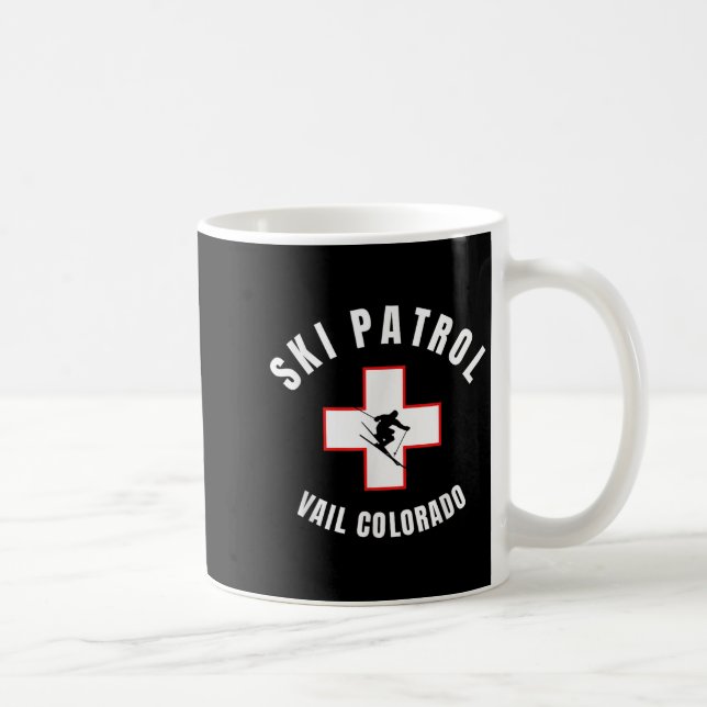 Mug Patrouille de ski Vail Colorado (Droite)