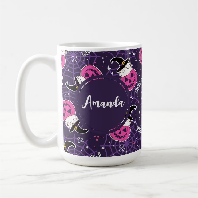 Mug Patters de Cute Cats et Pumkins (Gauche)