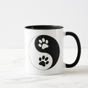 Mug Pattes de chien de Yin Yang