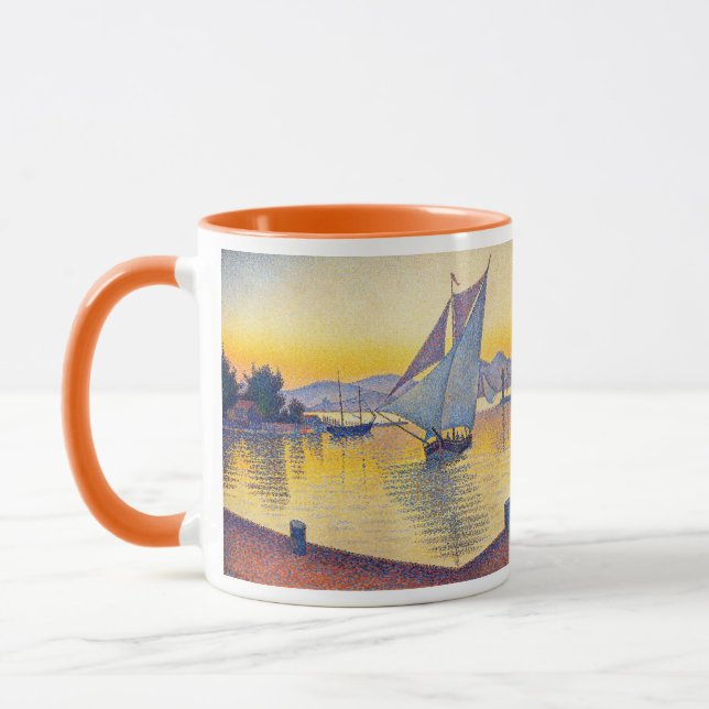 Mug Paul Signac - Le Port au coucher du soleil, Opus 2 (Gauche)