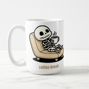 Mug Pause Café – Faucheuse Café à l'humour noir 