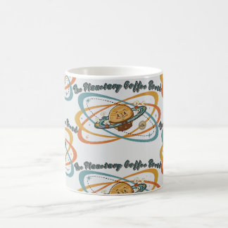 Mug Pause Café Planétaire Motif Rétro Espace