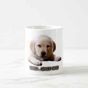 Mug Pauvre Fatigué Petit Chiot Du Labrador. Comme Moi 