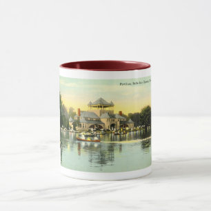 Mug Pavilion Belle Isle, Detroit Michigan 1915 Vintage