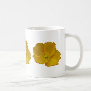 Mug Pavot jaune Fleur sauvage de l'Alaska Floral