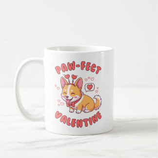 Mug Paw-Fect Valentine - Corgi Dog Valentine Gift