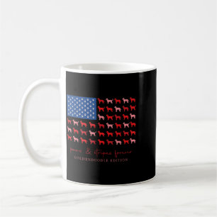 Mug Paws And Es Forever Goldendoodle Drapeau Usa 4 Jui