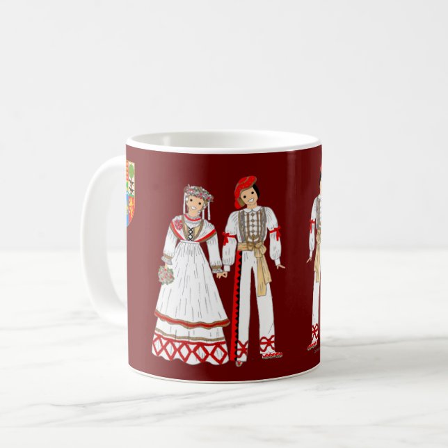 Mug Pays Basque, Aquitaine, France (Devant gauche)