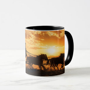 Mug Pays de l'Ouest Cowgirl Stagecoach