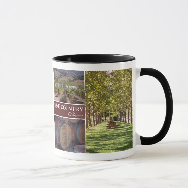 Mug Pays de vin, la Californie (Droite)