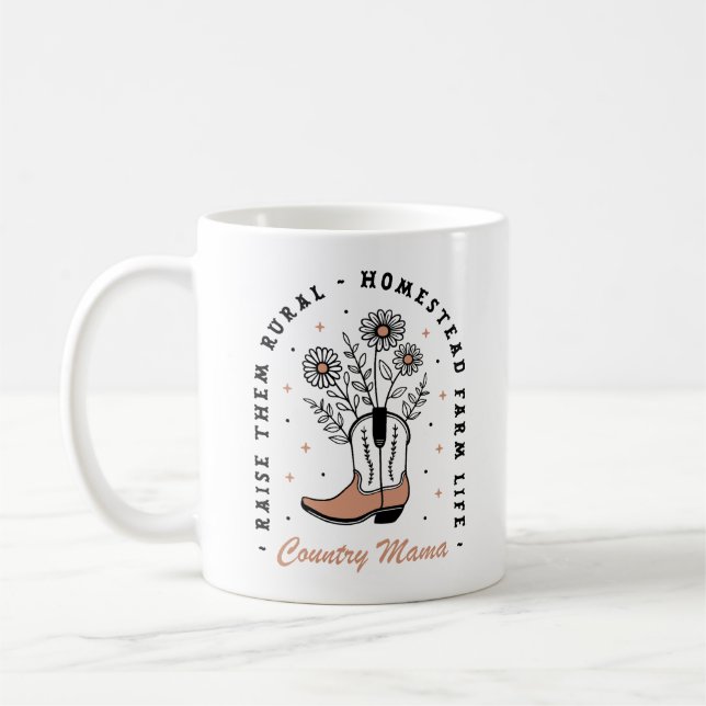 Mug Pays mère homestead maison maison maison ferme cit (Gauche)