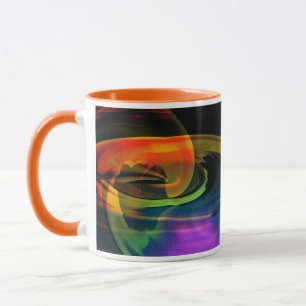 Mug Paysage Alien Arc-en-ciel Abstrait