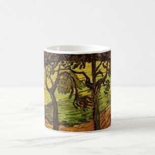 Mug Paysage, arbres et figures par Vincent van Gogh