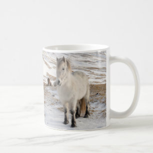 Mug Paysage avec chevaux islandais