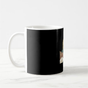Mug Paysage bohème montagnes géométrique soleil abstra