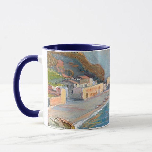 Mug Paysage côtier de la région de Naples, M. Enckell (Gauche)