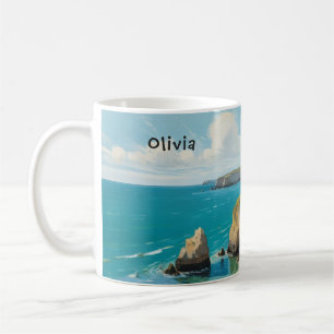 Mug Paysage côtier Plage océanique Personnalisé
