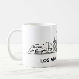 Mug Paysage de Los Angeles Minimaliste Art en Ligne