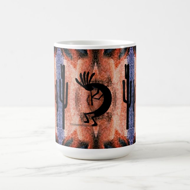 Mug Paysage du désert du sud-ouest de Kokopelli (Centre)