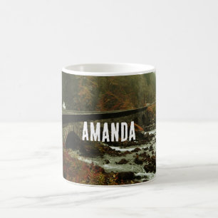 Mug Paysage forestier et fluvial d'automne