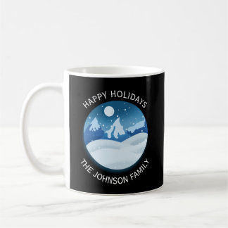 Mug Paysage hivernal serein personnalisé