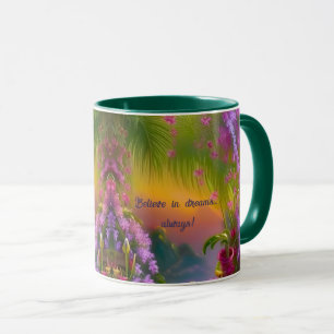 Mug Paysage Imaginaire, tropical et onirique