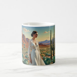 Mug Paysage magnifique avec une femme art spirituel