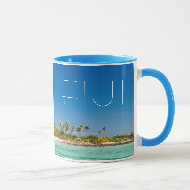 Mug Paysage marin du Lagon Bleu, Fidji (Droite)